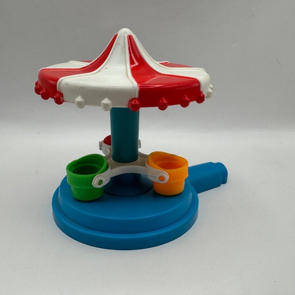 Playmates Other - Playmates Disneyland‎ Carousel Replacement Part Blue Red White Striped Vintage